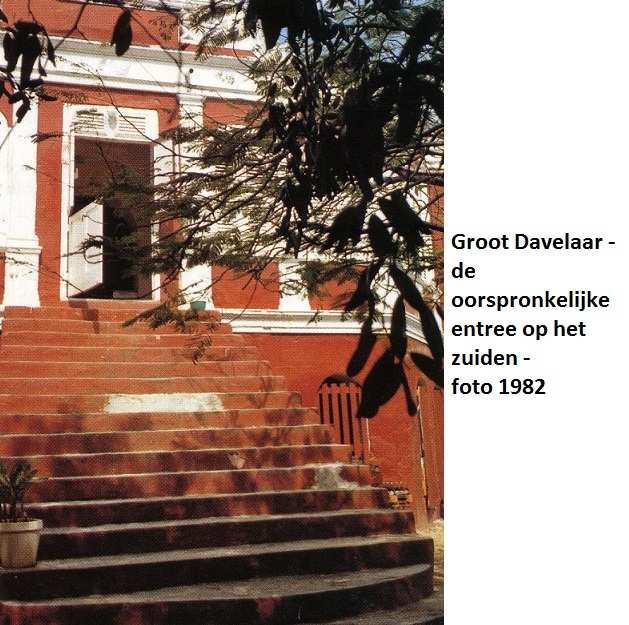 20. Groot Davelaar oorspronkelijke entree aan de zuidzijde 1982